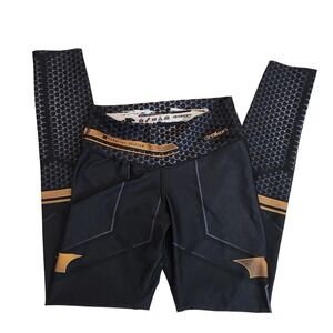Drakon Special Edition Batman Leggings Black Gold Superhero One Size‎ Womens